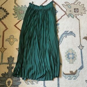 Ulla Johnson Teal Maxi Skirt